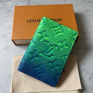 🛑 Sold Louis Vuitton Pocket Organizer Bleu Vert 
Virgil Abloh Printemps-Eté 2022